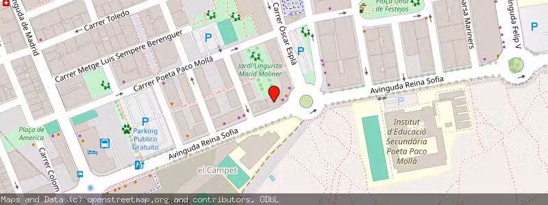 Mapa de Subasta de Inmueble (Vivienda) en Petrer, Alicante 
