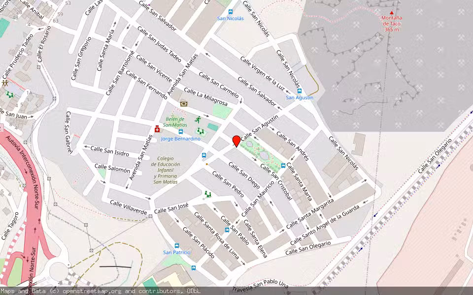 Mapa de Subasta Inmueble (Vivienda) en San Cristobal De La Laguna, Santa Cruz de Tenerife