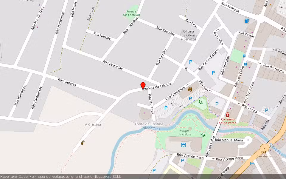 Mapa de Subasta Inmueble (Vivienda) en Carballo, A Coruña