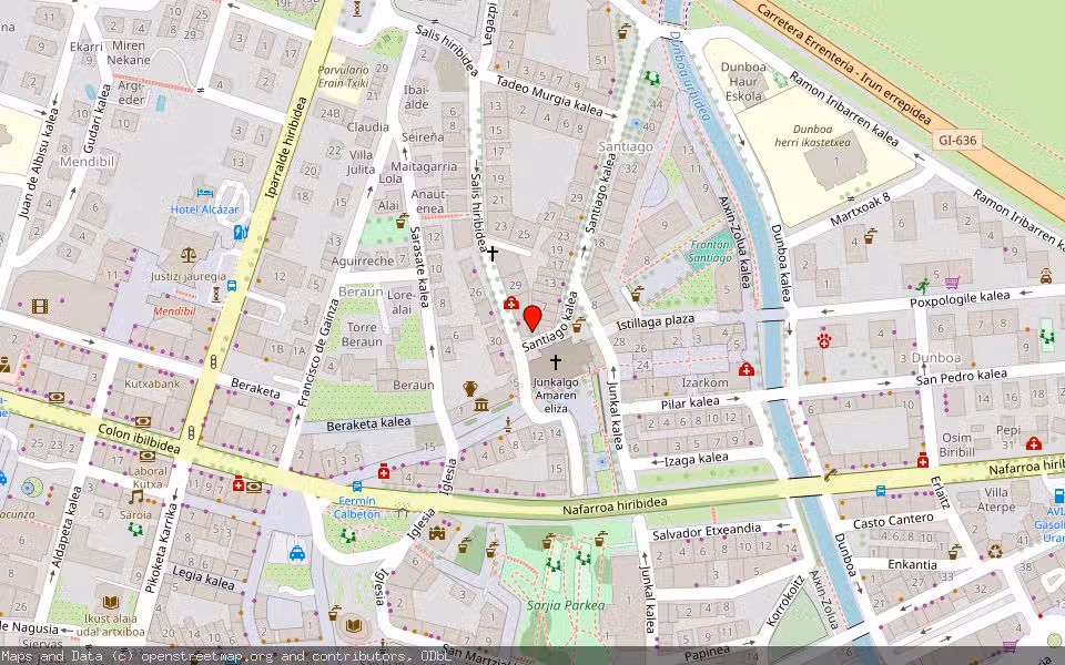 Mapa de Subasta Inmueble (Vivienda) en Irun, Gipuzkoa
