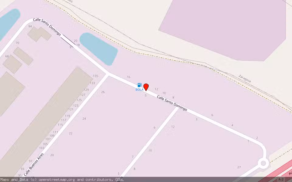 Mapa de Subasta Inmueble (Nave industrial) en Muela (la), Zaragoza