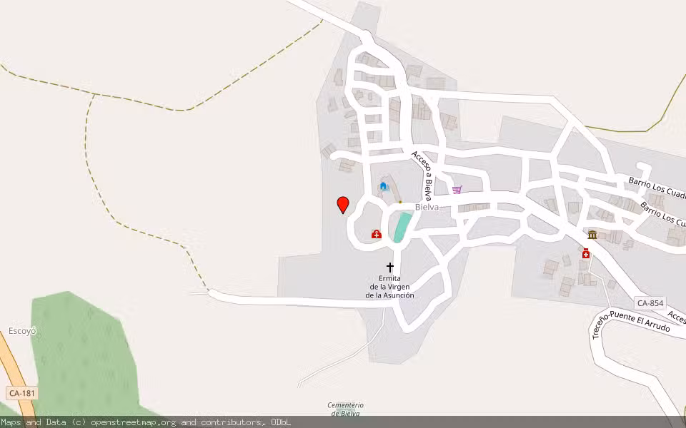 Mapa de Subasta Inmueble (Vivienda) en Bielva, Cantabria