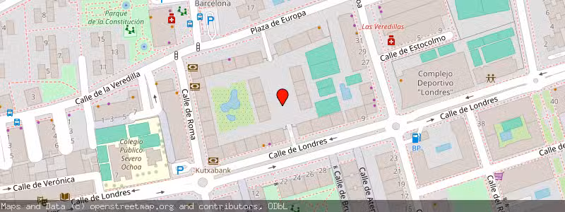 Mapa de Subasta de Inmueble (Garaje) en Torrejon De Ardoz, Madrid 