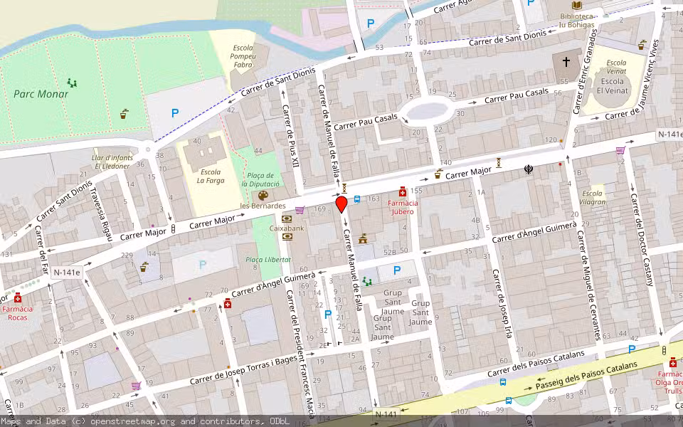 Mapa de Subasta Inmueble (Local comercial) en Salt, Girona