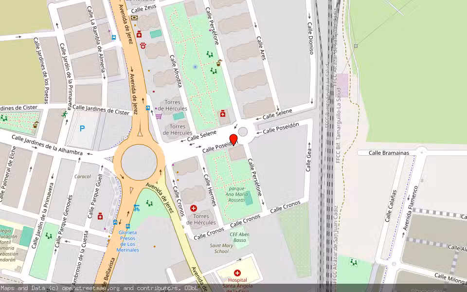 Mapa de Subasta Inmueble (Vivienda) en Sevilla