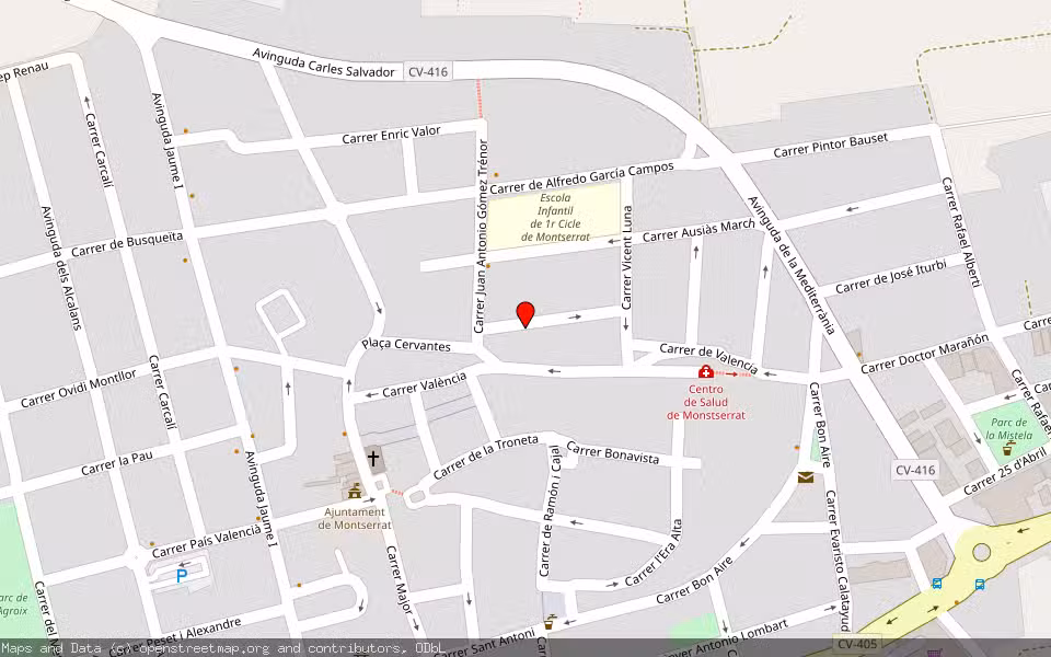 Mapa de Subasta Inmueble (Otros) en Monserrat, Valencia/València