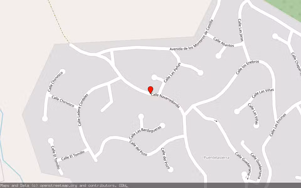 Mapa de Subasta Inmueble (Vivienda) en Valdemorillo, Madrid