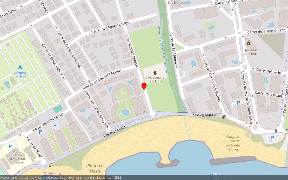Mapa de Subasta Inmueble (Local comercial) en Cambrils, Tarragona