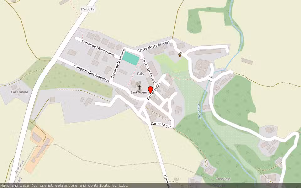 Mapa de Subasta Inmueble (Vivienda) en Fonollosa, Barcelona