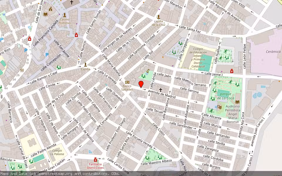 Mapa de Subasta Inmueble (Vivienda) en Aspe, Alicante/Alacant