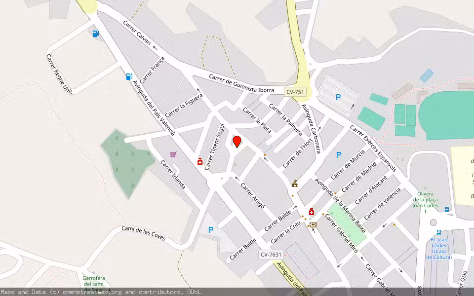 Mapa de Subasta Inmueble (Trastero) en L' Alfas Del Pi, Alicante/Alacant