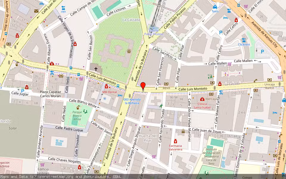 Mapa de Subasta Inmueble (Vivienda) en Sevilla