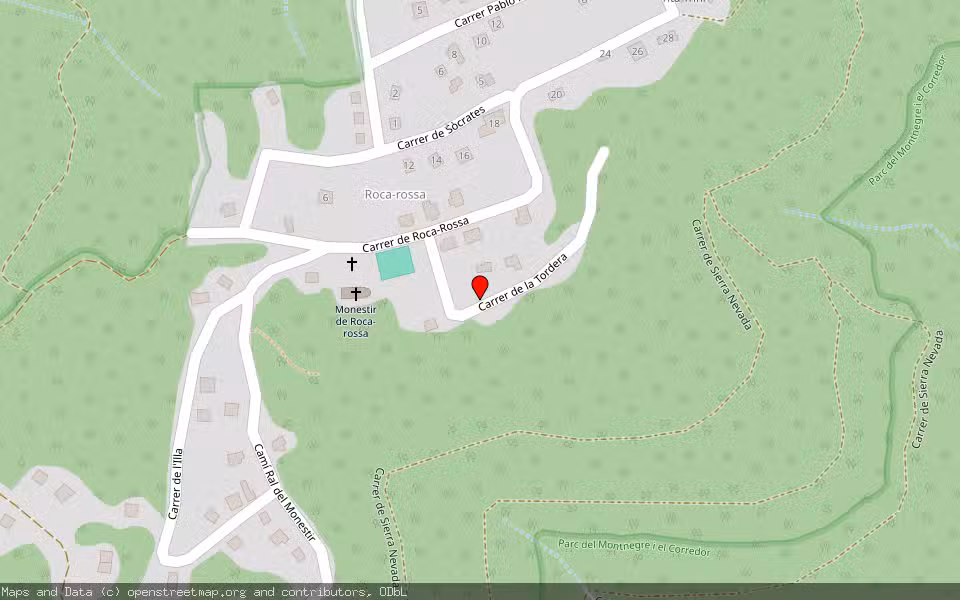 Mapa de Subasta Inmueble (Vivienda) en Tordera, Barcelona