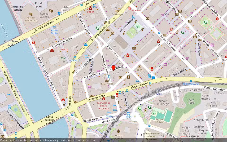 Mapa de Subasta Inmueble (Otros) en Donostia, Gipuzkoa