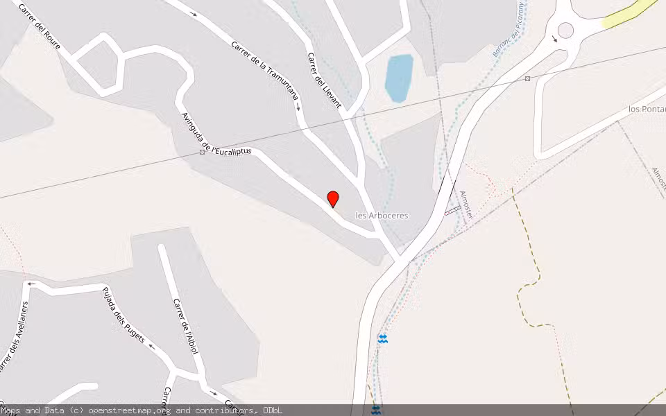 Mapa de Subasta Inmueble (Vivienda) en Castellvell Del Camp (arboceres), Tarragona