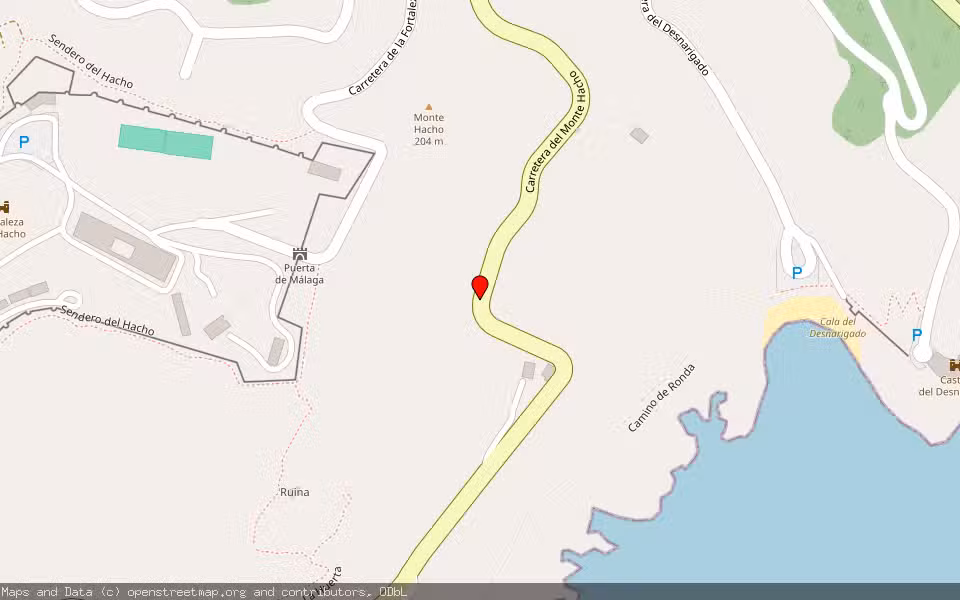 Mapa de Subasta Inmueble (Solar) en Ceuta