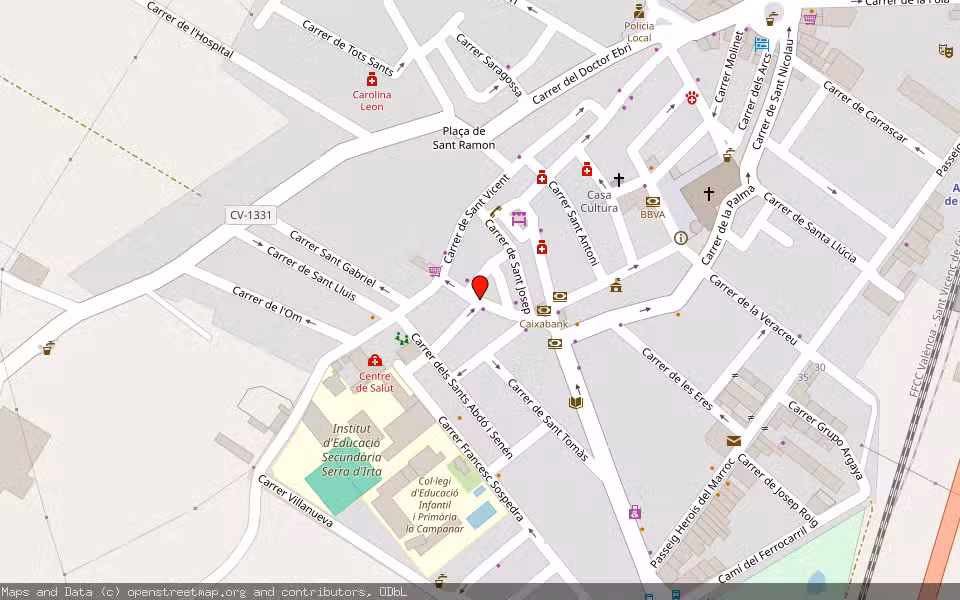 Mapa de Subasta Inmueble (Vivienda) en Alcala De Xivert, Castellón/Castelló