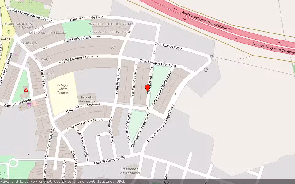 Mapa de Subasta Inmueble (Vivienda) en Benacazon, Sevilla