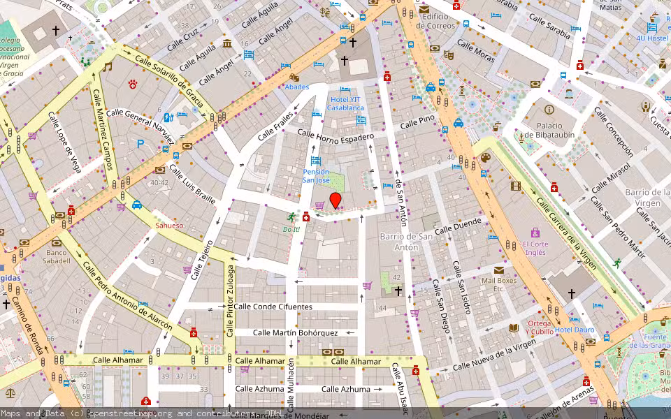 Mapa de Subasta Inmueble (Vivienda) en Granada