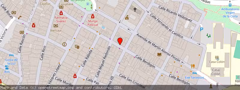 Mapa de Subasta de Inmueble (Local comercial) en Huelva, Huelva 