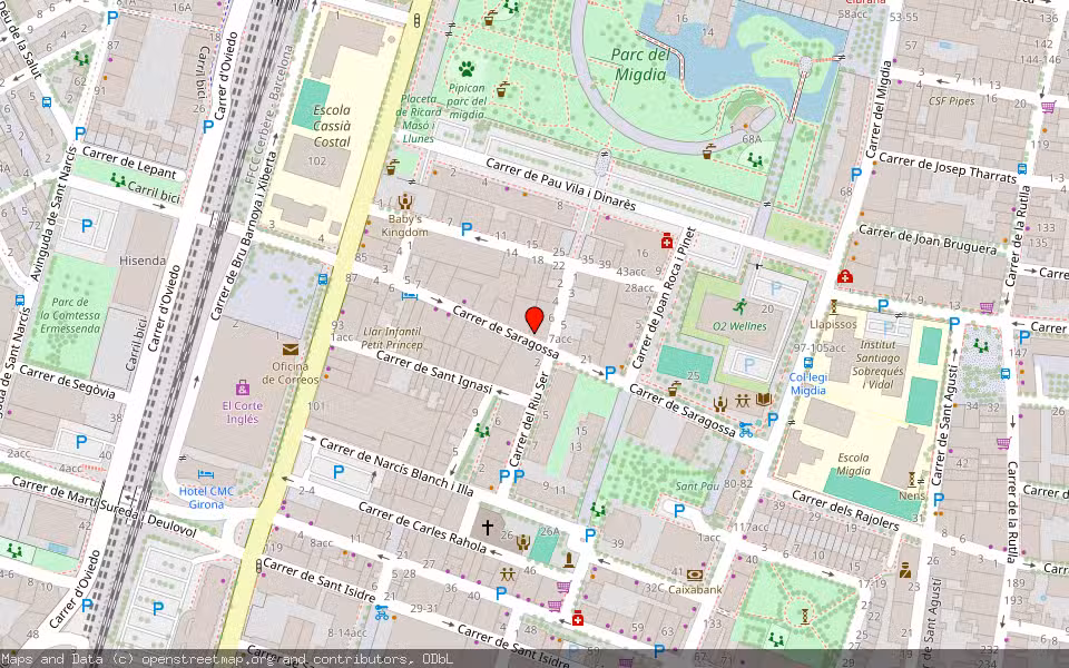 Mapa de Subasta Inmueble (Vivienda) en Girona