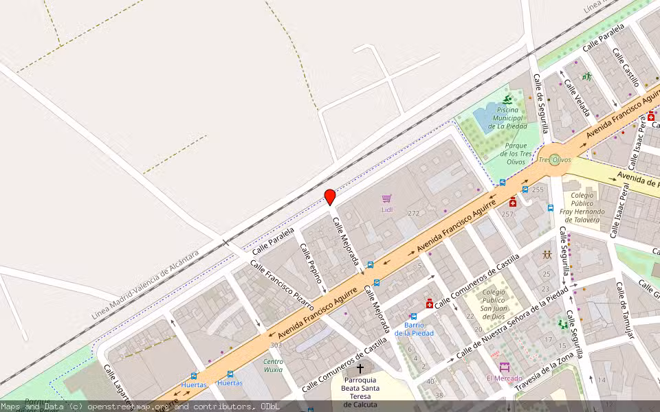 Mapa de Subasta Inmueble (Vivienda) en Talavera De La Reina, Toledo