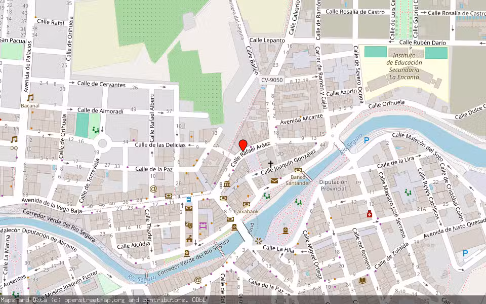 Mapa de Subasta Inmueble (Vivienda) en Rojales, Alicante/Alacant