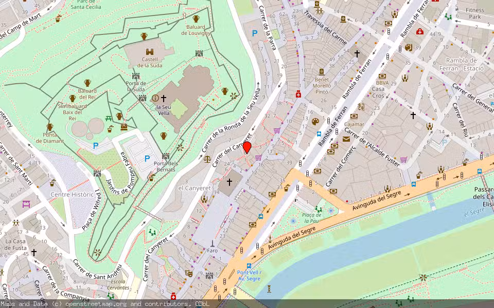 Mapa de Subasta Inmueble (Vivienda) en Lleida