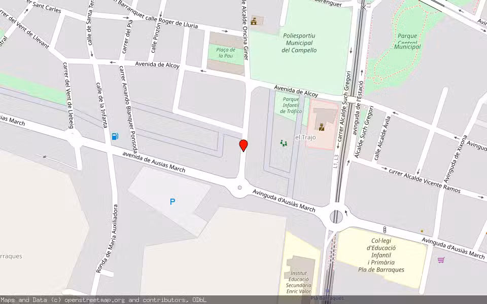 Mapa de Subasta Inmueble (Local comercial) en El Campello, Alicante/Alacant