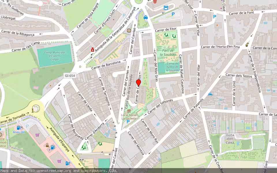 Mapa de Subasta Inmueble (Vivienda) en Palafrugell, Girona