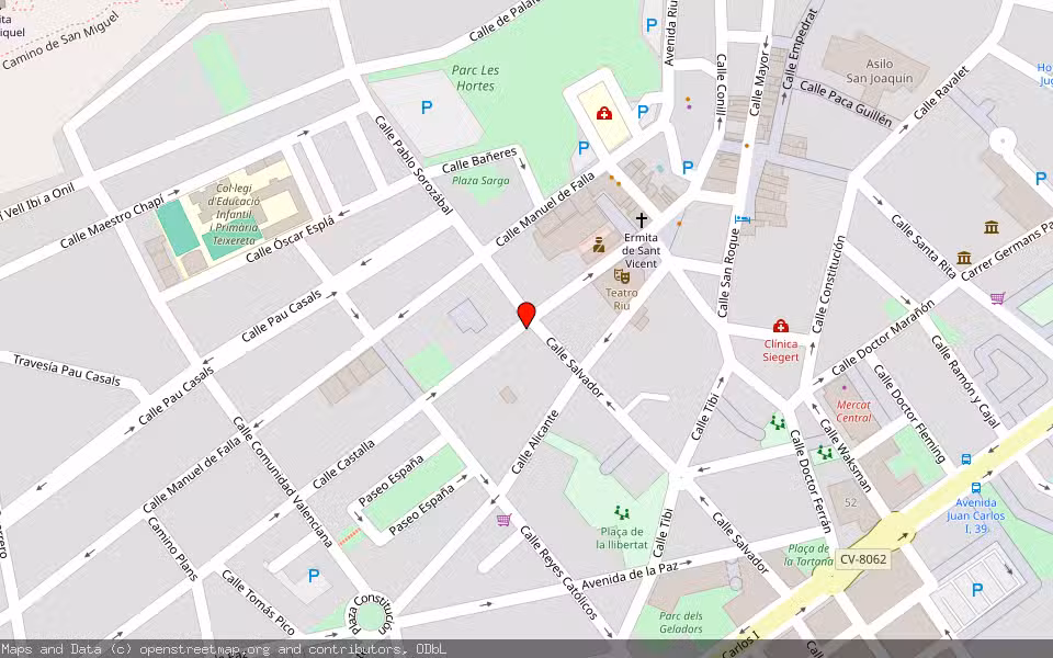 Mapa de Subasta Inmueble (Vivienda) en Ibi, Alicante/Alacant