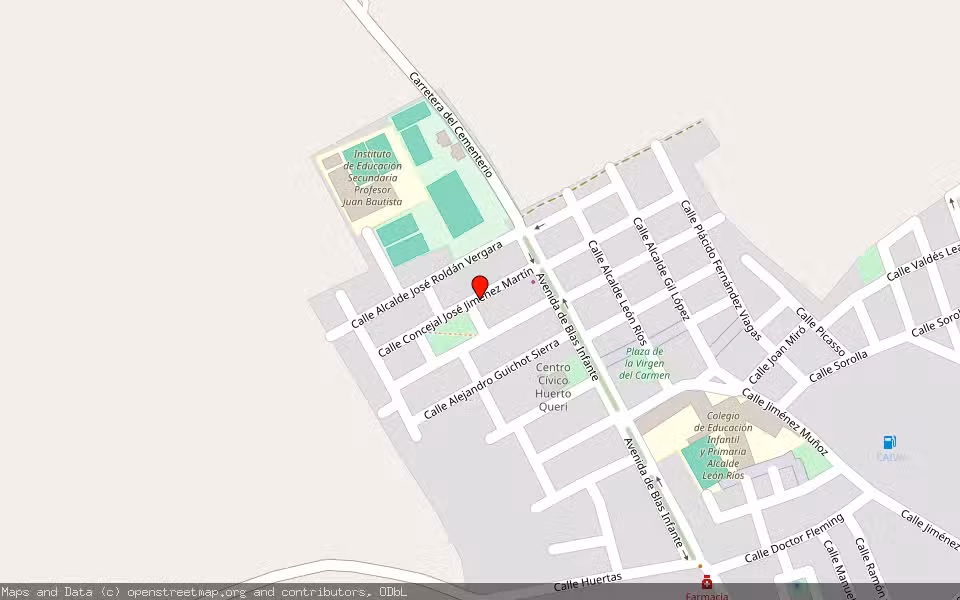 Mapa de Subasta Inmueble (Solar) en El Viso Del Alcor, Sevilla