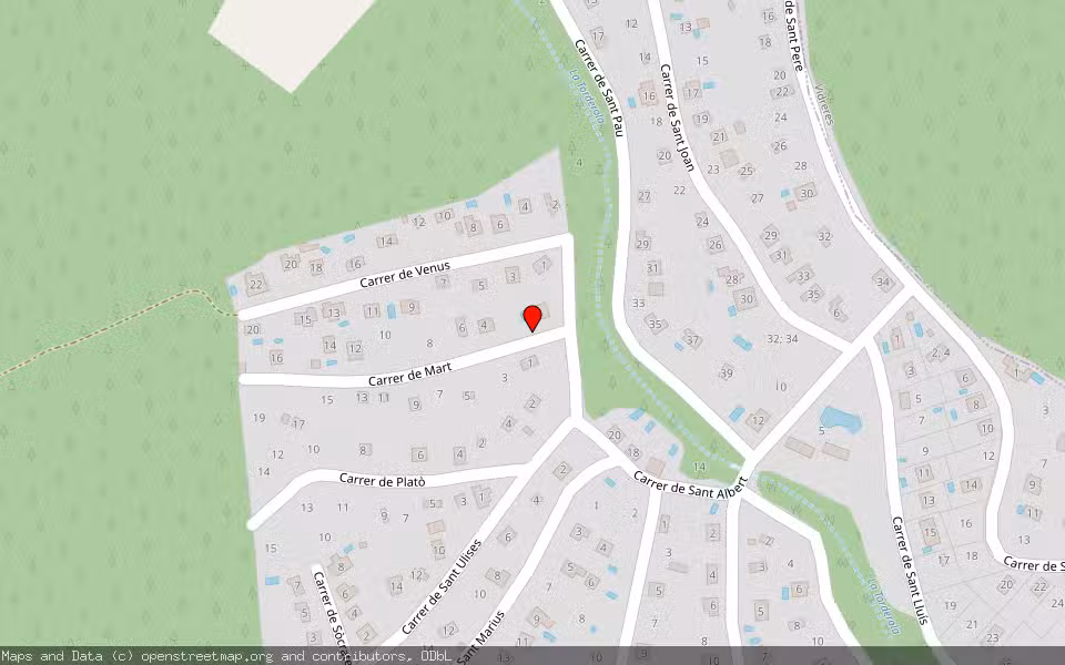 Mapa de Subasta Inmueble (Vivienda) en Maçanet De La Selva, Girona