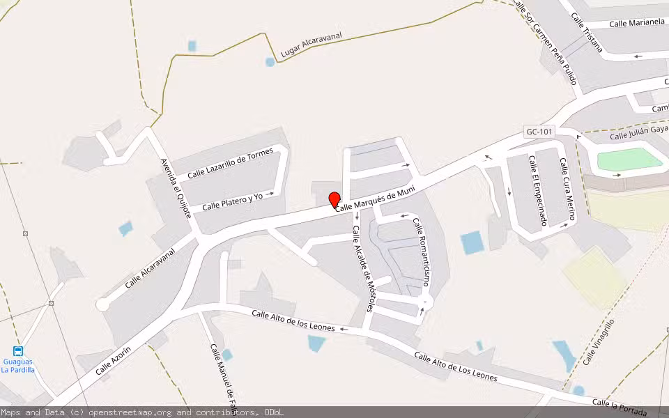 Mapa de Subasta Inmueble (Vivienda) en Telde, Las Palmas