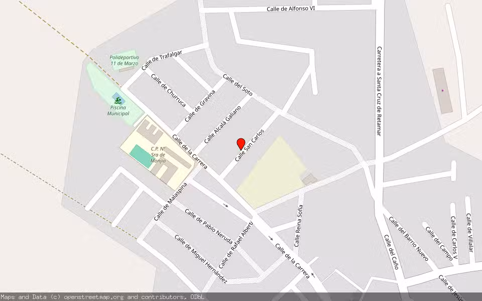 Mapa de Subasta Inmueble (Vivienda) en Noves, Toledo