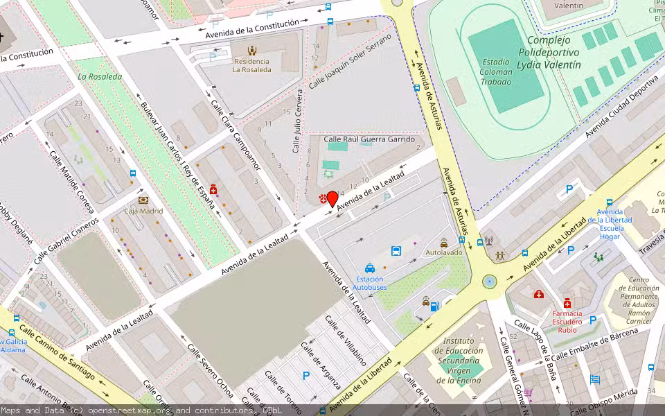 Mapa de Subasta Inmueble (Vivienda) en Ponferrada, León