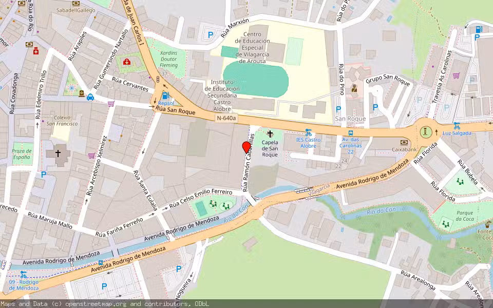 Mapa de Subasta Inmueble (Vivienda) en Vilagarcía De Arousa, Pontevedra