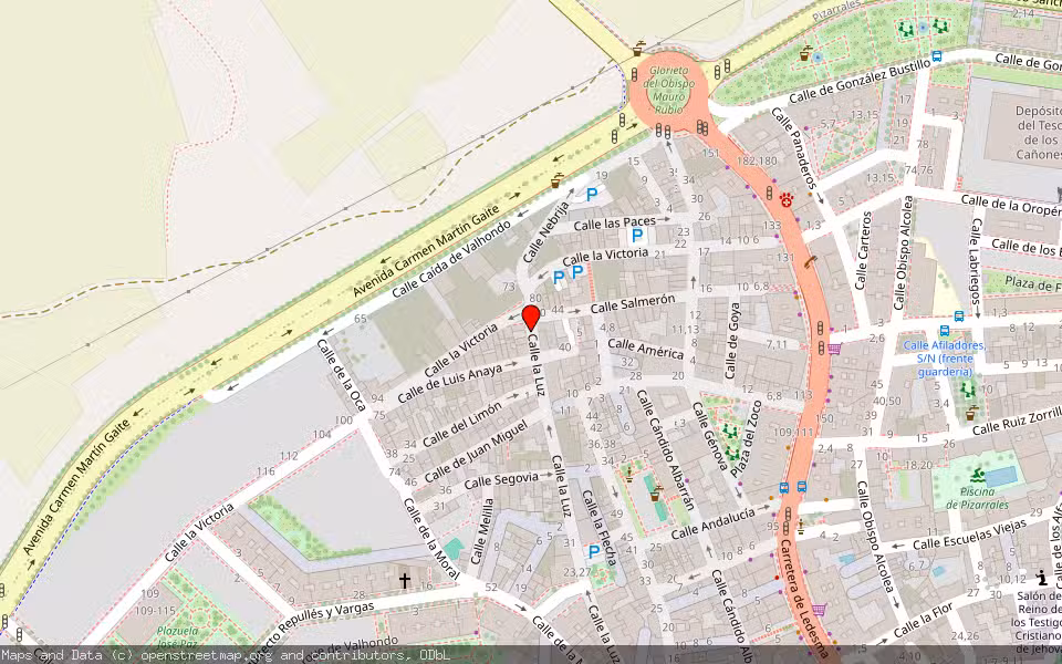 Mapa de Subasta Inmueble (Vivienda) en Salamanca