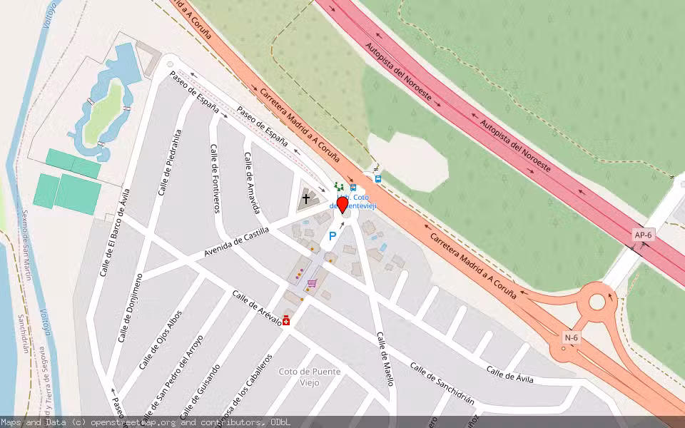 Mapa de Subasta Inmueble (Vivienda) en Maello, Ávila