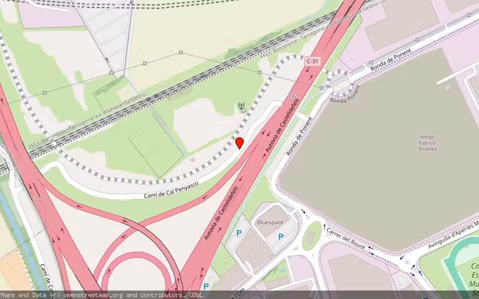 Mapa de Subasta Inmueble (Finca rústica) en El Prat De Llobregat, Barcelona
