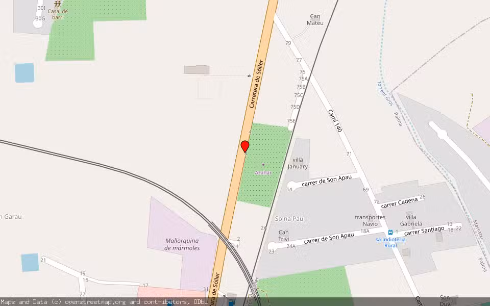 Mapa de Subasta Inmueble (Vivienda) en Palma, Illes Balears