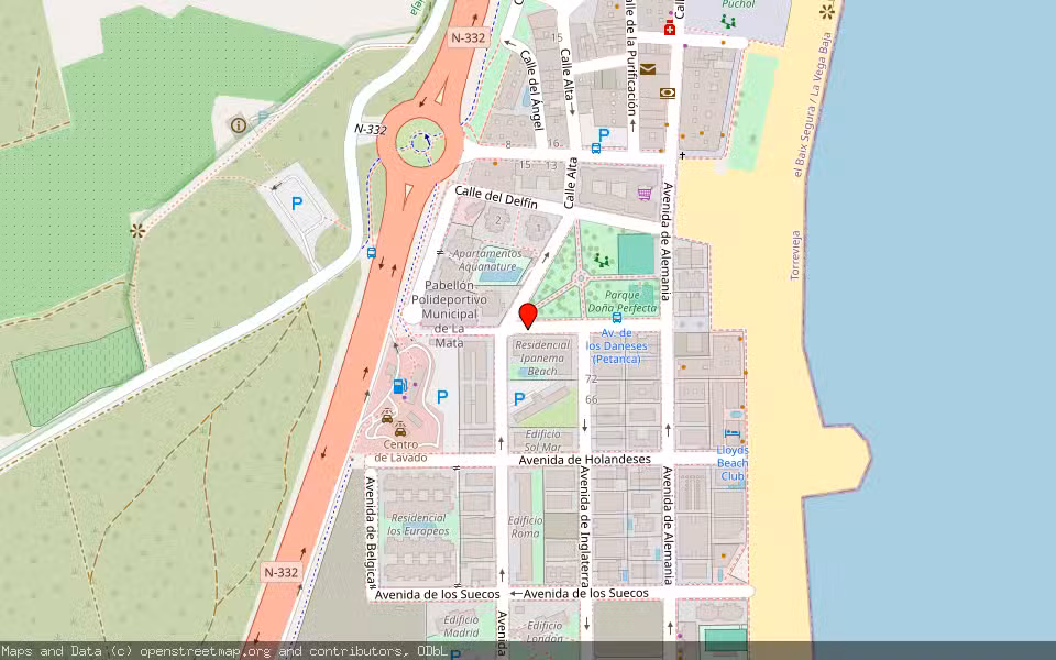 Mapa de Subasta Inmueble (Garaje) en Torrevieja, Alicante/Alacant
