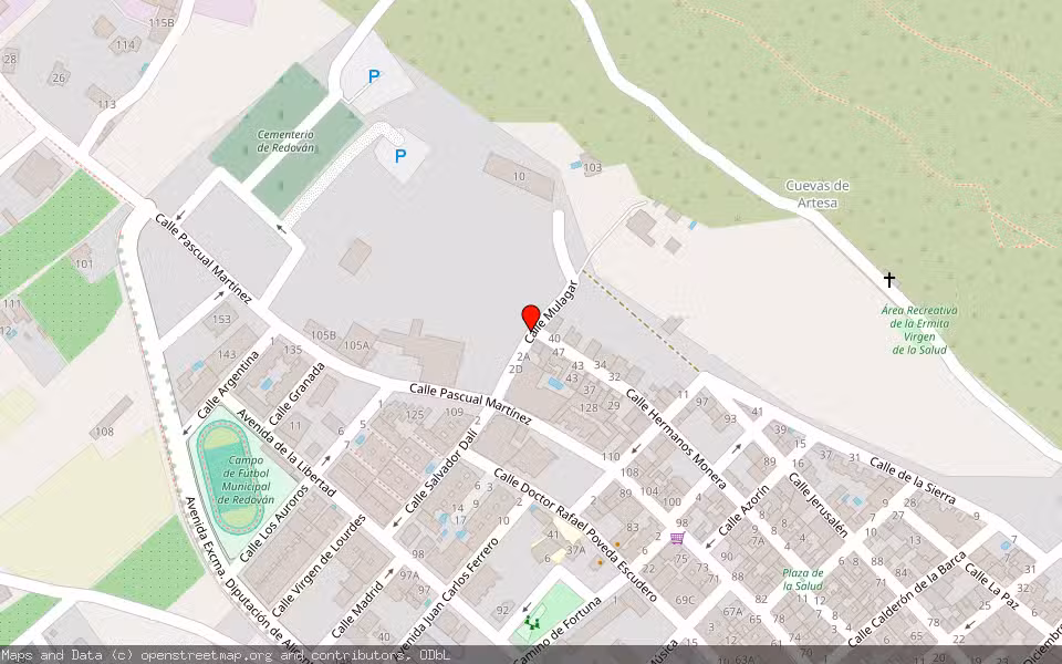 Mapa de Subasta Inmueble (Garaje) en Redován, Alicante/Alacant