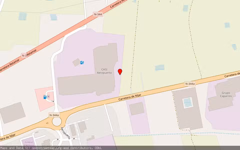 Mapa de Subasta Inmueble (Otros) en Almeria, Almería