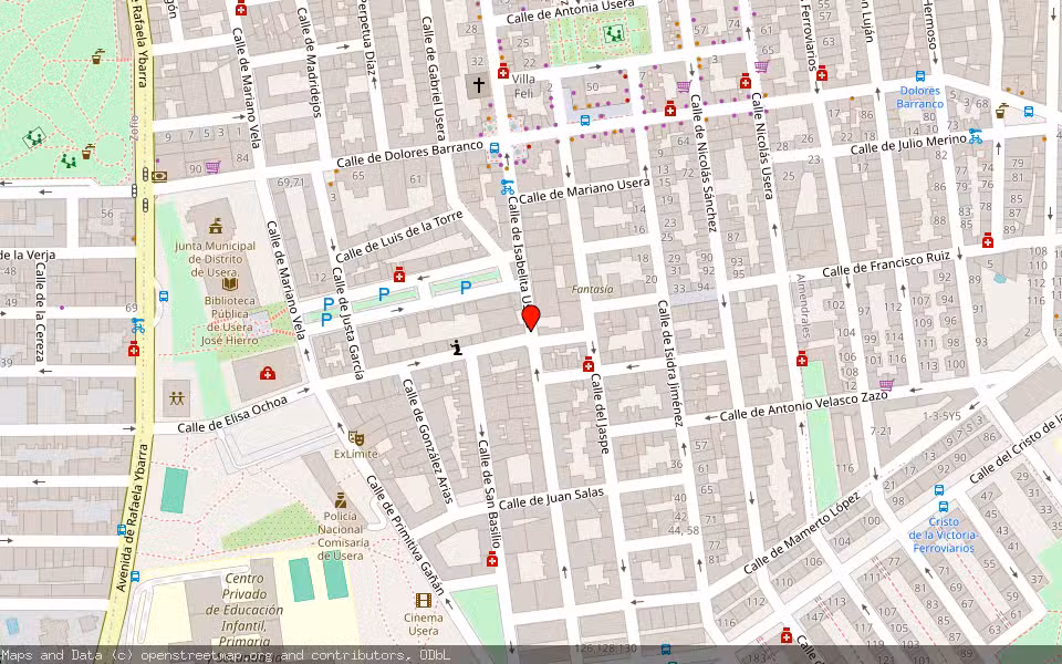Mapa de Subasta Inmueble (Vivienda) en Madrid