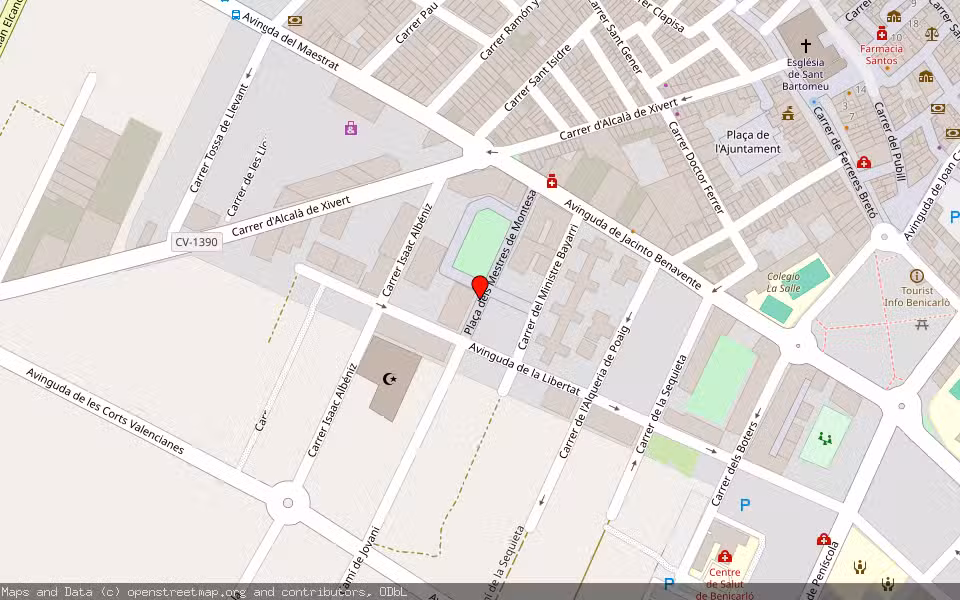 Mapa de Subasta Inmueble (Vivienda) en Benicarlo, Castellón/Castelló