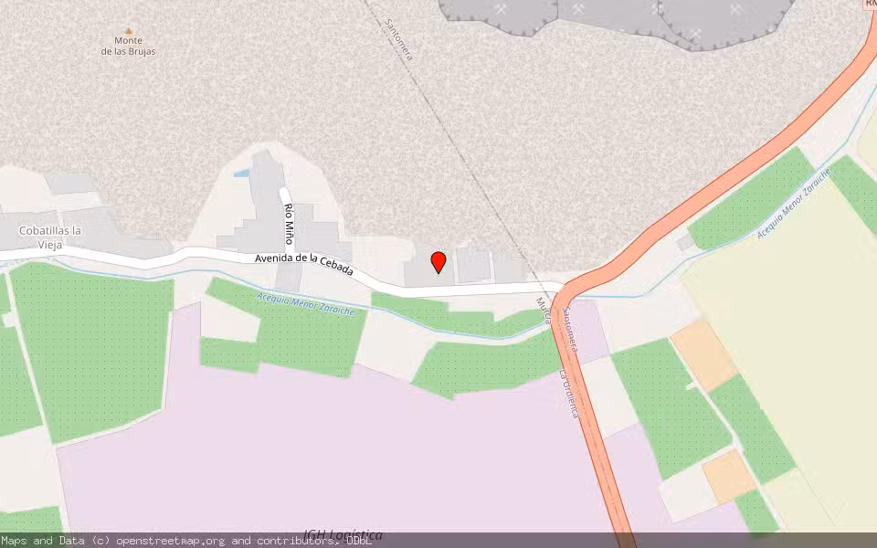 Mapa de Subasta Inmueble (Vivienda) en Cobatillas, Murcia