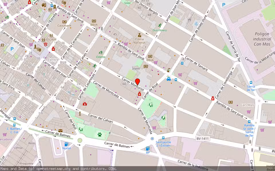 Mapa de Subasta Inmueble (Vivienda) en Ripollet, Barcelona
