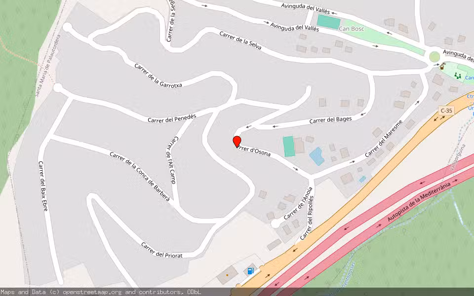 Mapa de Subasta Inmueble (Vivienda) en Santa Maria De Palautordera, Barcelona