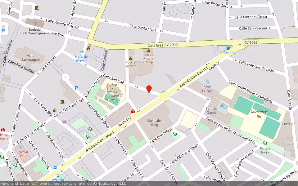 Mapa de Subasta Inmueble (Vivienda) en Alcoy, Alicante/Alacant